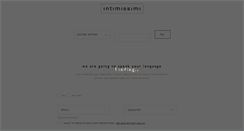 Desktop Screenshot of intimissimi.com